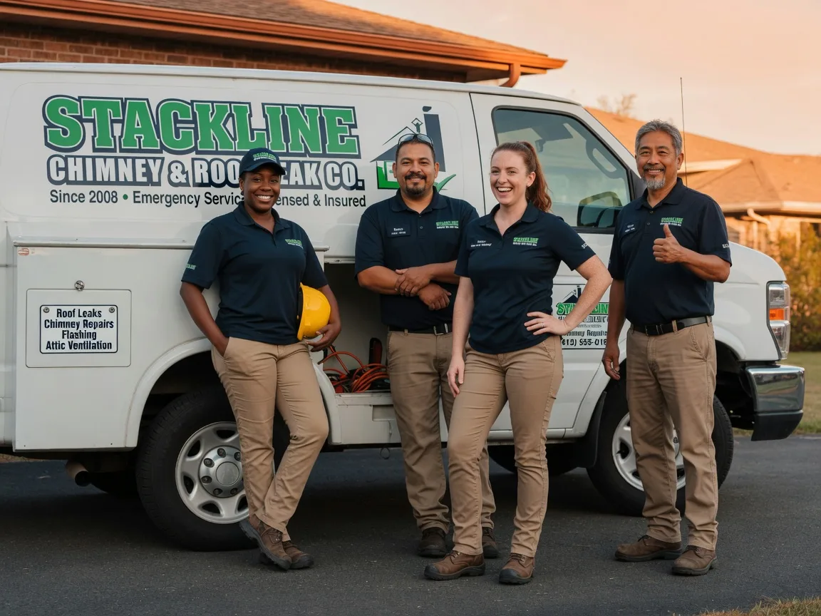 Chimney flashing repair company in Stockton, GA